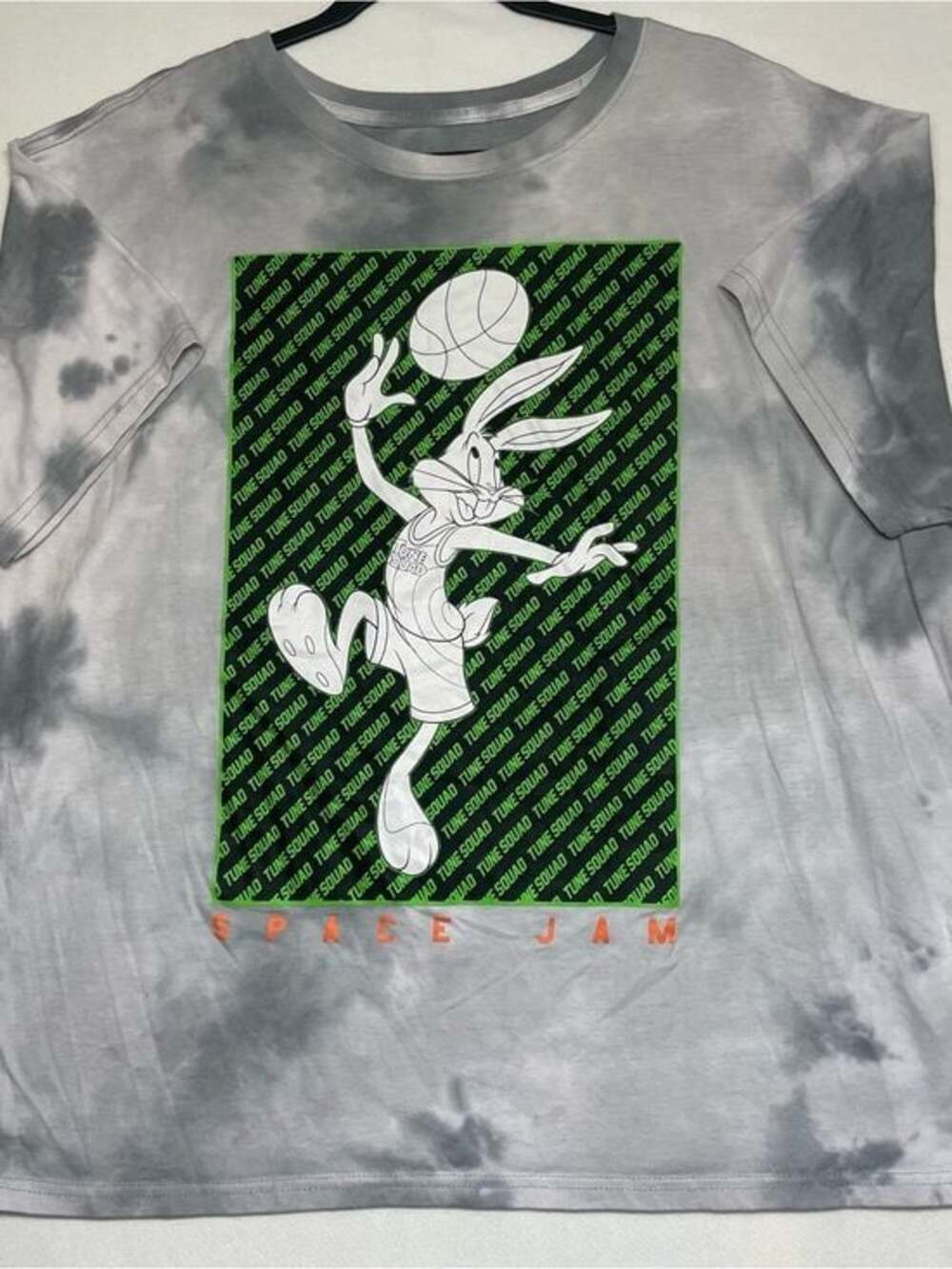 Space Jam Bugs Bunny Tye-Dye Graphic Tee 3X